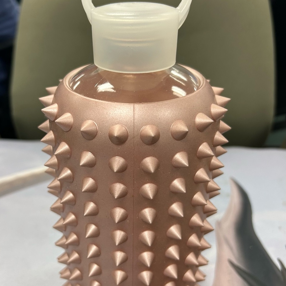 Gold Spiked Accent Water Bottle